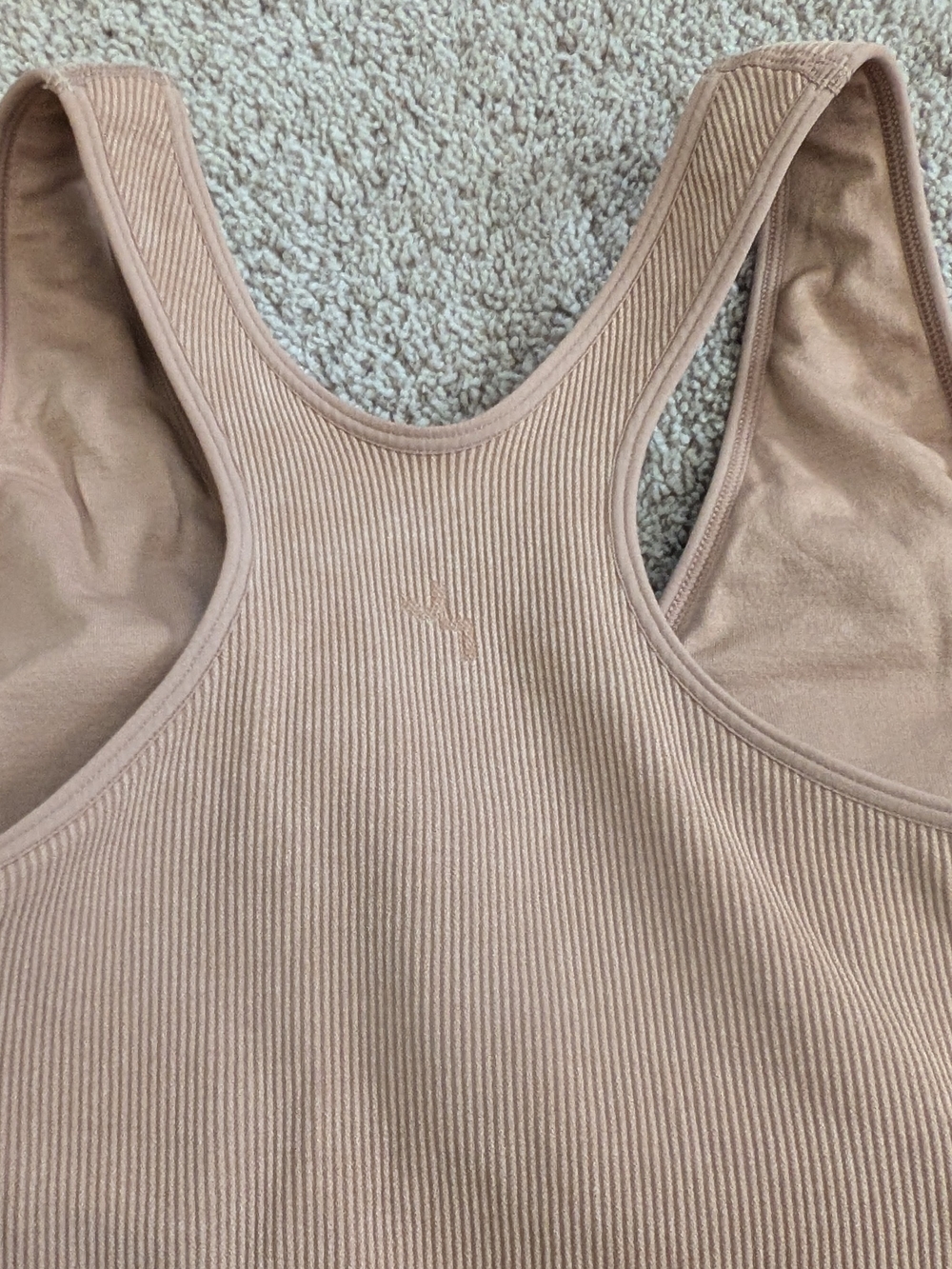 Joylab Ribbed V-Neck Racerback Tank Top - Picture 3 of 4